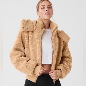 ALO Yoga Tan Teddy Jacket